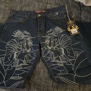 Christian Audigier Mens Jeans